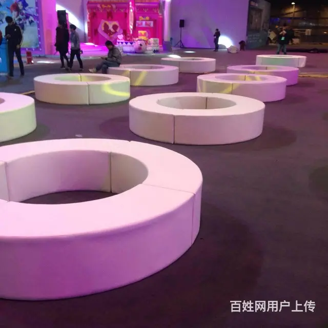 广州办公沙发租赁，简约沙发租赁，出租高背沙发 - 图片 4