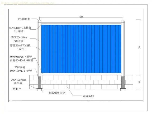 包头围挡，包头围挡出租价格，包头市政彩钢围挡 - 图片 4
