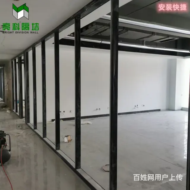 山东诸城玻璃隔断是现代隔断中较为常用的一种产品 - 图片 1
