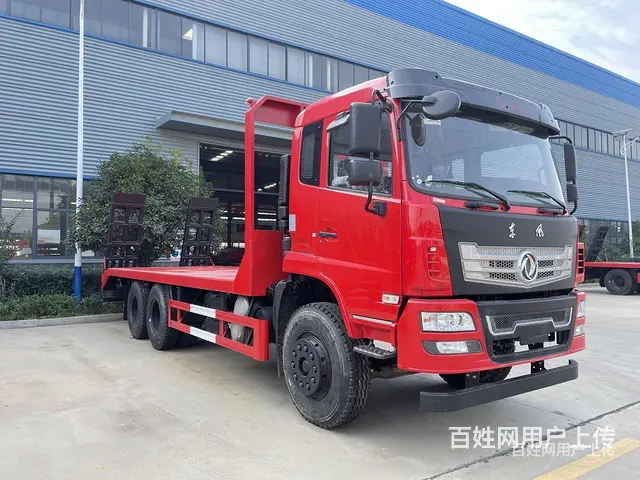 国六东风单桥挖机拖车 挖机板车 包上户 - 图片 8