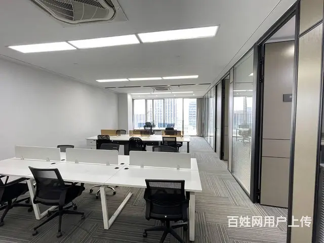 滨江地铁口英飞特大厦 精装带家具 全景落地窗 超高得房率 - 图片 2