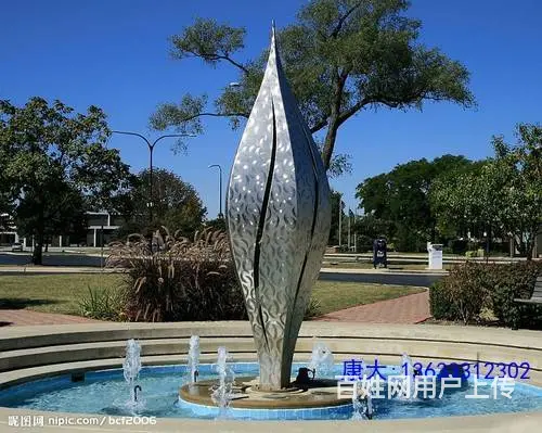不锈钢雕塑定制校园城市广场金属雕像房地产创意地 - 图片 3