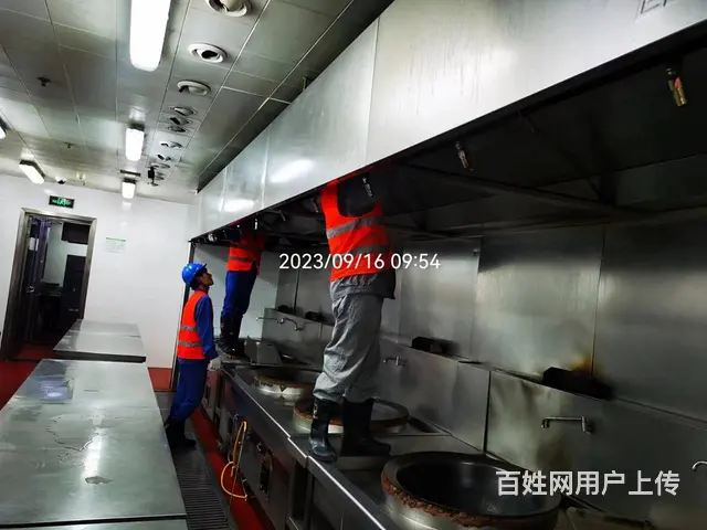 昆山花桥购物广场公共油烟管道清洗 资质齐全 - 图片 1