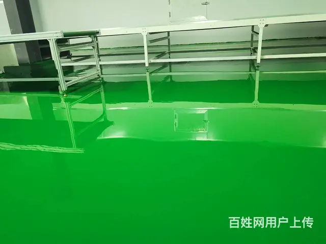 环氧地坪漆 自流平地坪漆 门口招牌 划线画画铠瑞 - 图片