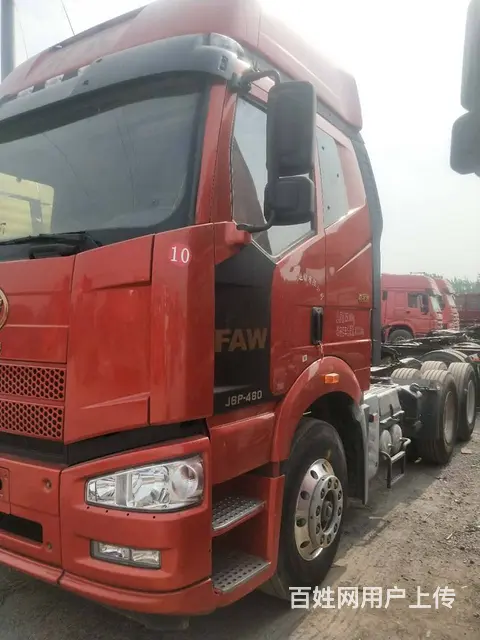 刚到家国五460马力二手解放J6P牵引车，双驱轻体 - 图片 2