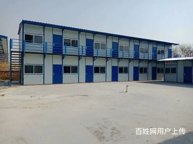 广灵单层彩钢房厂 制作批发大同50mm防火活动房 - 图片 3