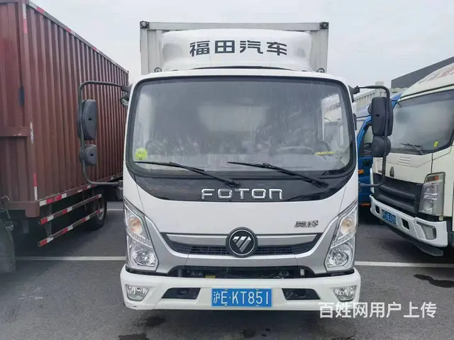 23年6月福田奥铃4米2厢式货车，可过户转籍 - 图片 2