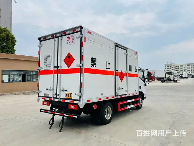 福田欧马可蓝牌易燃气体厢式运输车   126马力 - 图片 4