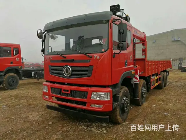 东风T5前四后八国五12吨直臂随车吊厂家 - 图片 1