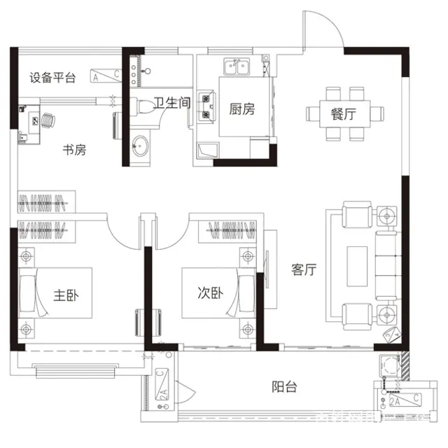 开发商直销，面积大小都有，随时看房 - 图片 4