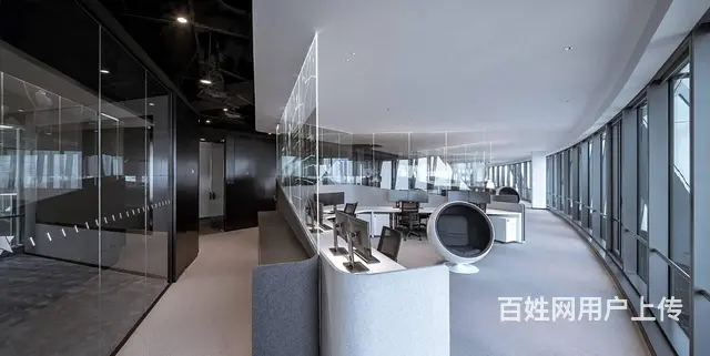 淄博现代简约办公楼办公空间装修设计 - 图片 3