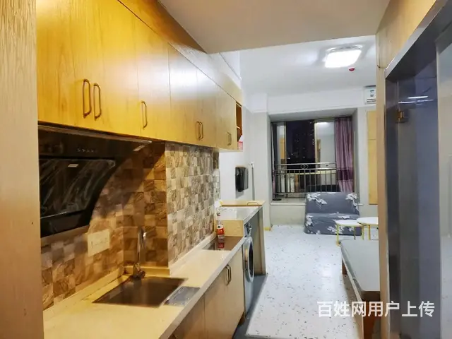 电梯房和平南路中建大酒店附近1室1厅精装家电齐全月租1200 - 图片 3