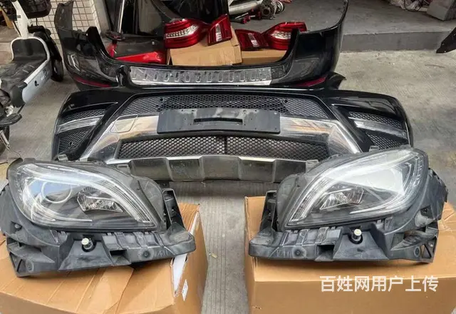 奔驰ML400w166前杠后杠尾灯 机盖叶子板大灯 - 图片 2