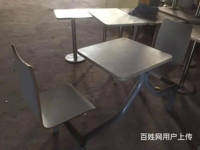 出售快餐厅餐桌椅，双人位80元，四人位150元 - 图片 2
