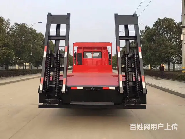 甘孜厂家直销红岩   拖8吨-30吨挖机平板车 - 图片 2