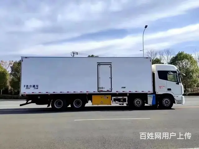 福田欧曼9米6前四后八冷藏车 自动挡冷链运输车 - 图片 6