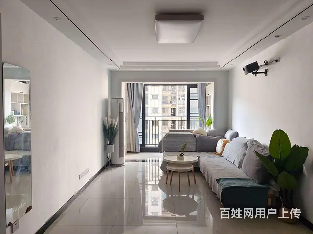 自住房，实际可得83平米。带家具家电投影仪洗碗机。拎包入住。 - 图片 1