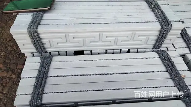 仿古回纹线条边框线中式回纹线条砖雕回字纹线条外墙腰 - 图片 1