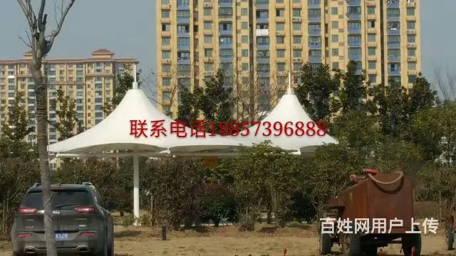 嘉兴膜结构专业设计安装膜结构车棚，景观棚，膜结构看 - 图片 2