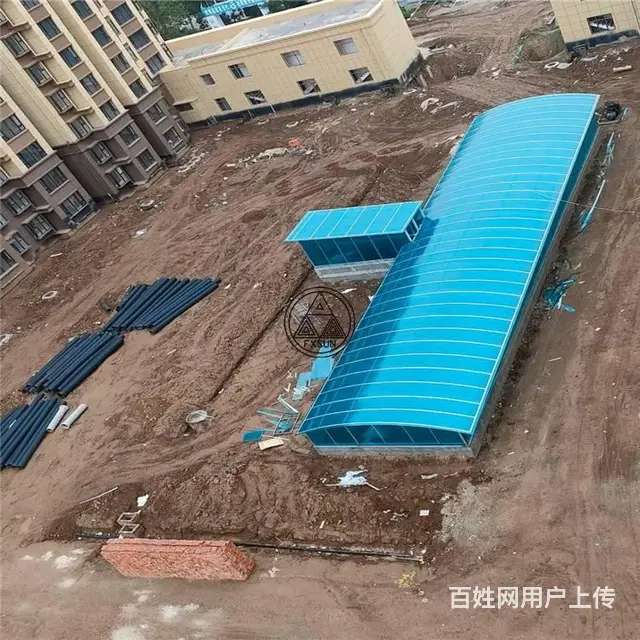 烟台蓬莱草绿阳光板蓬莱阳光板车库出入口用 - 图片 10