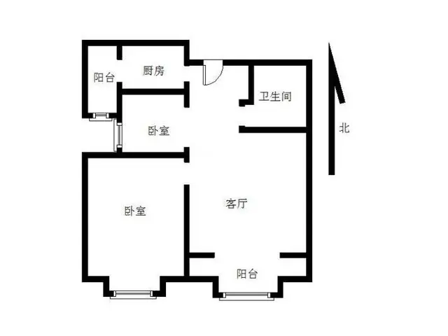 拱北关口龙城大厦电梯2房2厅出租，租价3200。近关口 - 图片 8