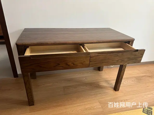 全新全实木北美红橡书桌1.1米 - 图片 1