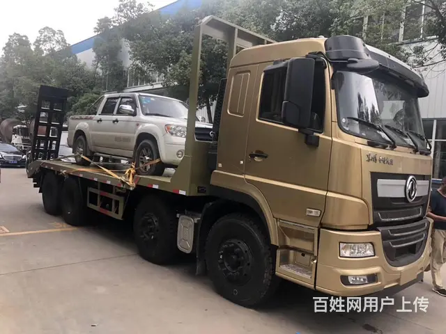 厂家平板运输车直销东风专底D7拖板车拖40吨平板车 - 图片 9