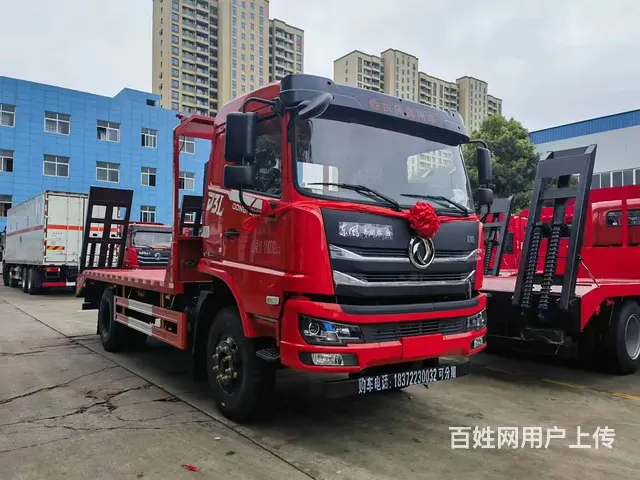 洛阳新款东风D3L单桥平板车 4500轴距5米8板长运输15 - 图片 2