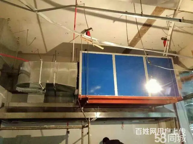 厨房排烟，大厅通风，安装排油烟罩及油烟净化器，订做 - 图片 4