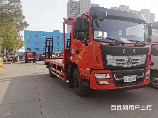 国六东风D17平板车 拖150挖掘机叉车平板车 现 - 图片 9