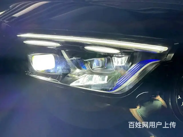 23款24款奔驰GLC改装升级流星雨数字像素大灯 - 图片 4