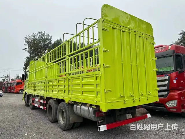 二手解放J7高栏载货车前四后八9.6米国六提档 - 图片 3