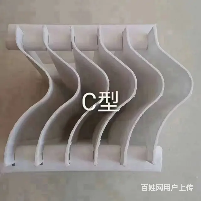 兰州玻璃钢C型除雾器 玻璃钢带勾除雾器净化塔S型 - 图片 1
