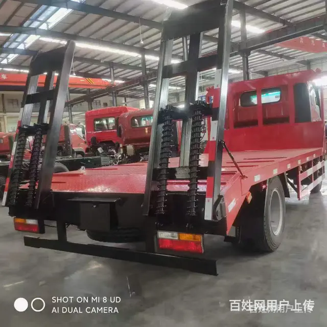 成都大运拉70挖机拖板车 挖机平板车 分期付款 - 图片 4
