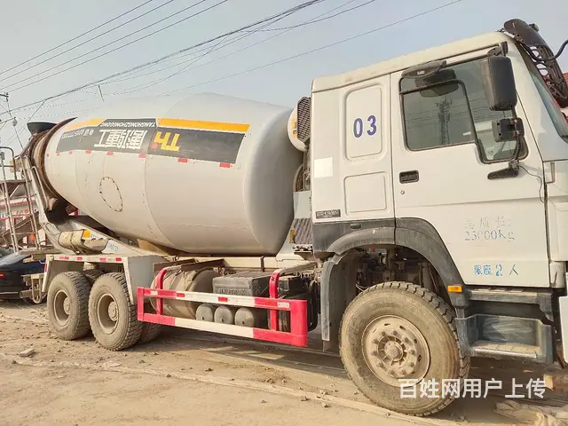 定西特价国五二手豪沃后八轮搅拌车16方 原版车况 - 图片 2
