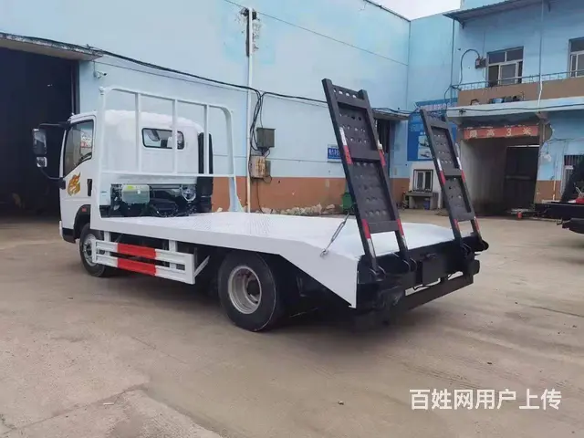 重汽蓝牌挖机拖车 平板拖车价格 厂家一手报价 - 图片 7