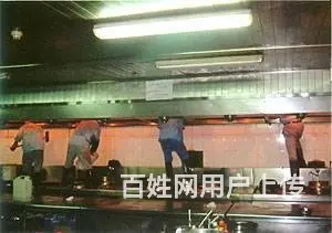 昆山千灯学校单位食堂油烟机清洗，油烟管道清洗 - 图片 4