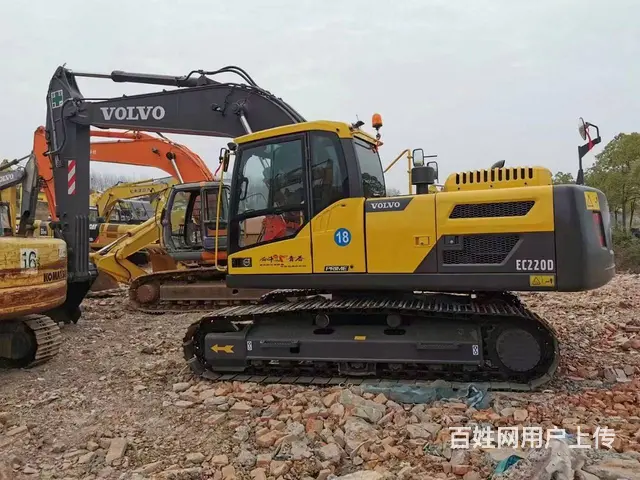 沃尔沃220二手挖机试驾机保本促销手续全有质保包邮 - 图片 4