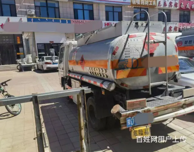 二手蓝牌2吨油罐车加油车2019年5月内蒙古牌照 - 图片 4
