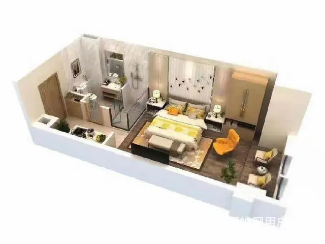 清盘单价7990买现房紫荆公园旁月供一千多民用水电大落地窗 - 图片 8