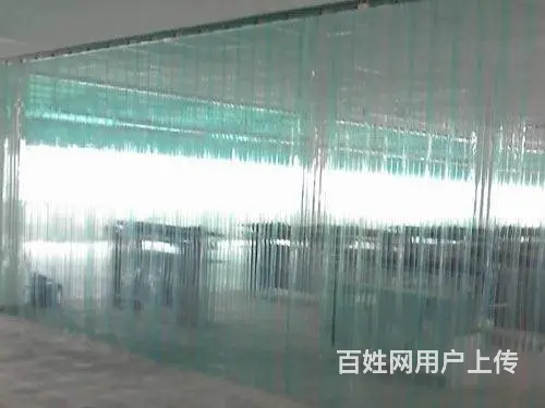 昆山磁吸门帘透明软门帘棉门帘厂家 - 图片 1