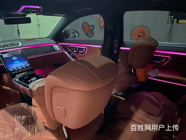 美规奔驰S500升级主动式氛围灯，提升车内氛围 - 图片 6