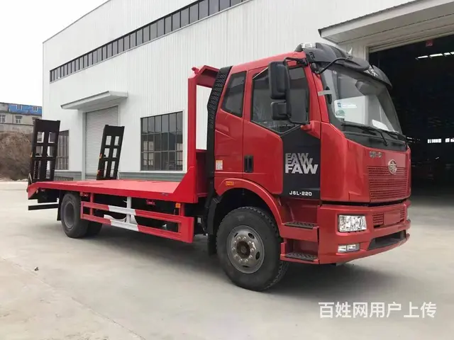 板长6.8米解放挖机拖车 平板运输车 支持送货上门 - 图片 8