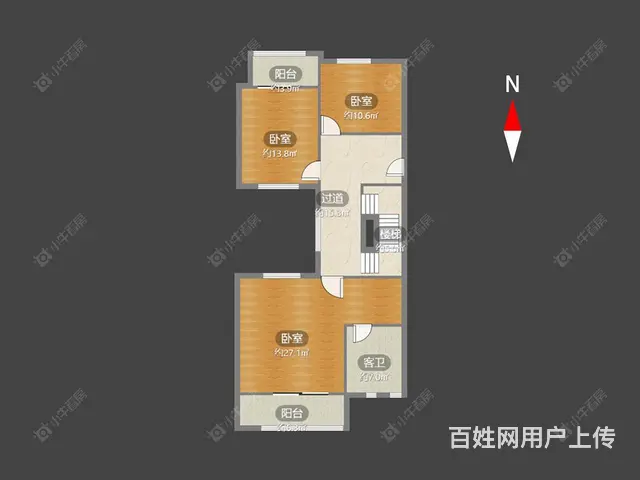 长宇棕榈湾 联排别墅5室2厅前后带院子 诚心出售看 - 图片 10