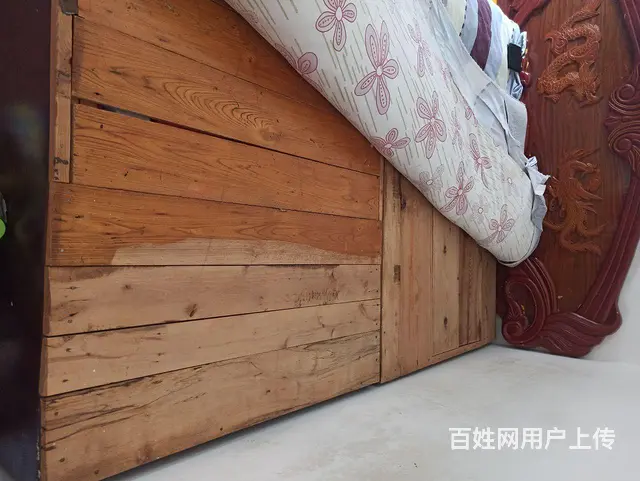 【搞定了！】红松木两箱手工制作双人床带实木床头 - 图片 4