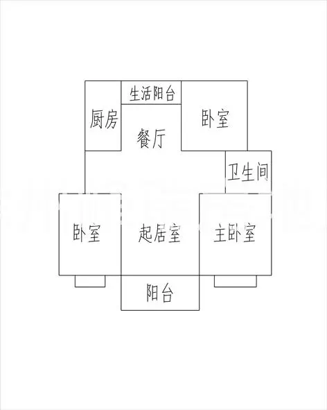 急售高盛汉郡 精装修三室 带暖气 飞机户型南北通透 拎包即住 - 图片 10