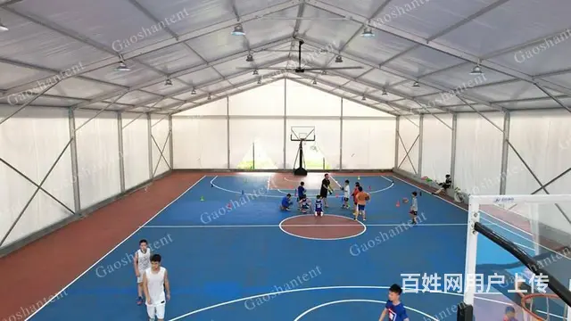 户外篮球场篷房 装配式体育遮阳棚 比赛活动帐篷搭建 - 图片 2