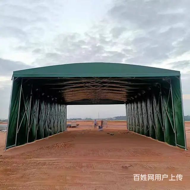 推拉篷停车篷服装咖啡厅装饰棚成都厂家直销 - 图片 8