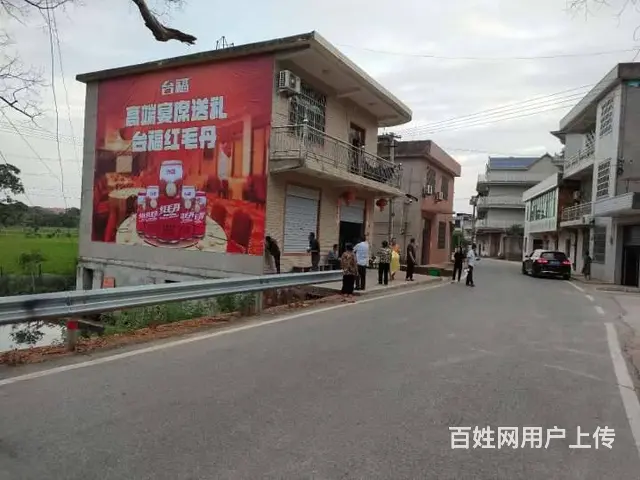 淮安农化乡村墙体广告,饮料墙贴广告,护坡彩绘 - 图片 1